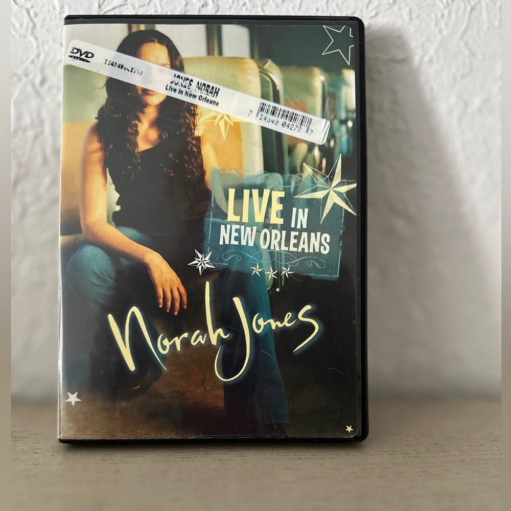 Norah Jones Live in New Orleans DVD - Black Case